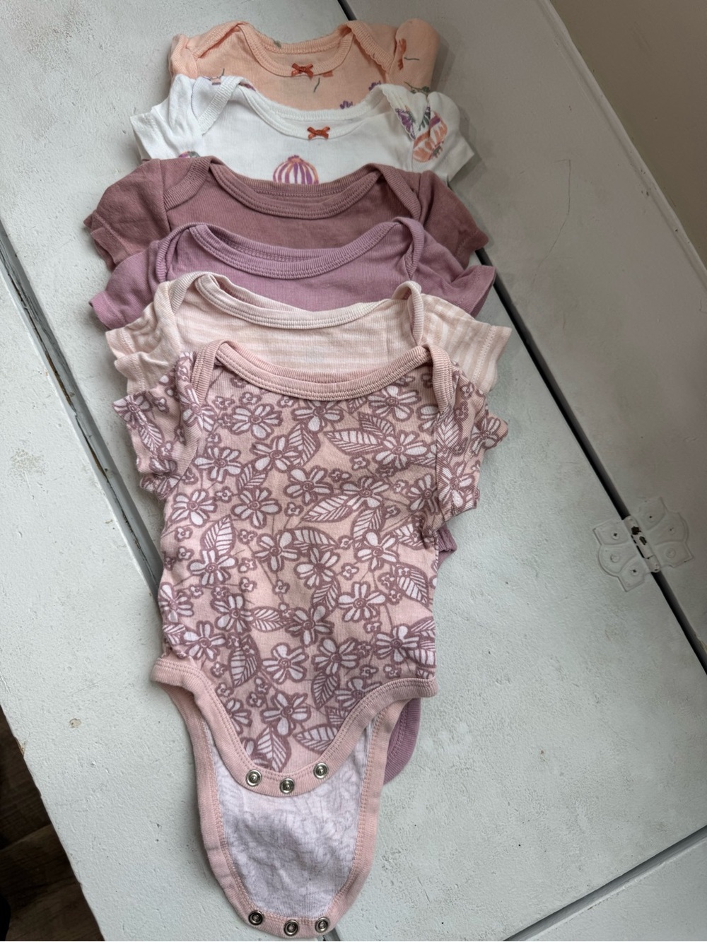 Cloud Island Newborn 6pack jumpsuits size NB